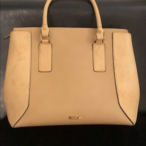 Aldo leather handbag with cross body option